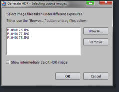Photomatix Bilder laden