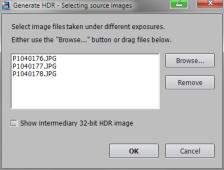 Photomatix Bilder laden